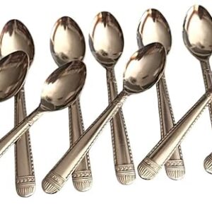 طقم ملاعق شاي ستانلس ستيل - 12 قطعة