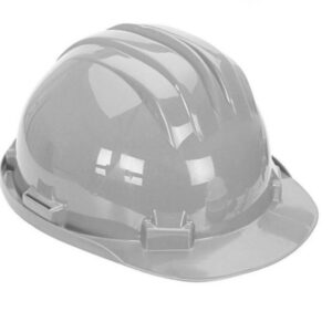Gray safety helmet