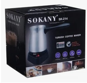 ماكينة تحضير القهوة من الستانلس ستيل بسعة 500 مل من سوكاني