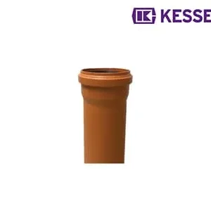 ماسورة صرف بجوان برتقالي كيسيل - 6 بوصة