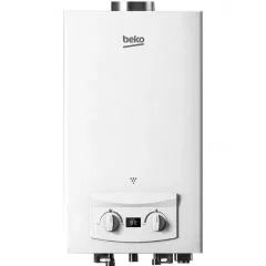 بيكو سخان مياه غاز ديجيتال 10 لتر لون ابيض