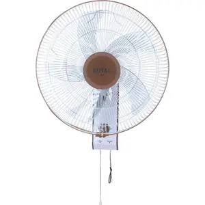 مروحة حائط رويال، 18 بوصة، 3 سرعات، WF1812 - ابيض