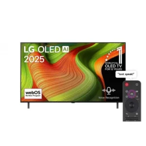 إل جي شاشة OLED AI B5 الذكي مقاس 55 بوصة بدقة 4K 120Hz ومدعوم بجهاز التحكم AI Magic remote وواجهة webOS25 OLED55B56LA