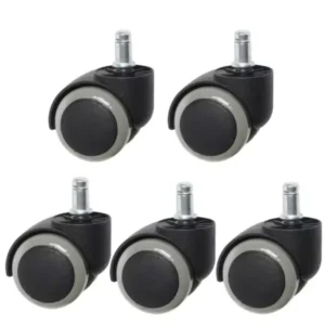 طقم عجل كراسى مكتب 5 قطع لون اسود فى رمادى