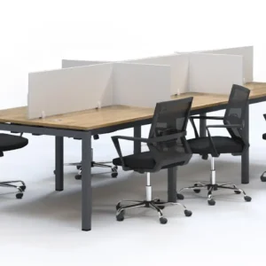 خلية عمل موظفين مع فواصل أمامية وجانبية