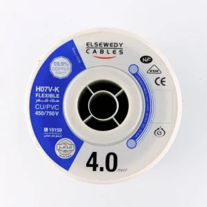 سلك نحاس شعر 4 مم² (CU/PVC شعر 4 مم²)