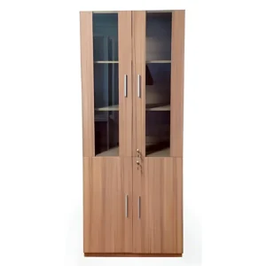 مكتبة فايلات خشب مغلقة شاملة 2 كالون