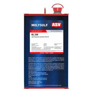 زيت جنازير تخليقى مولى سولف 225 درجة 5 لتر هندي MOLYSULF KL 220 Oil