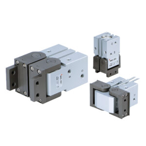 SMC 180º Angular Type Air Gripper/Rack & Pinion Type MHW2